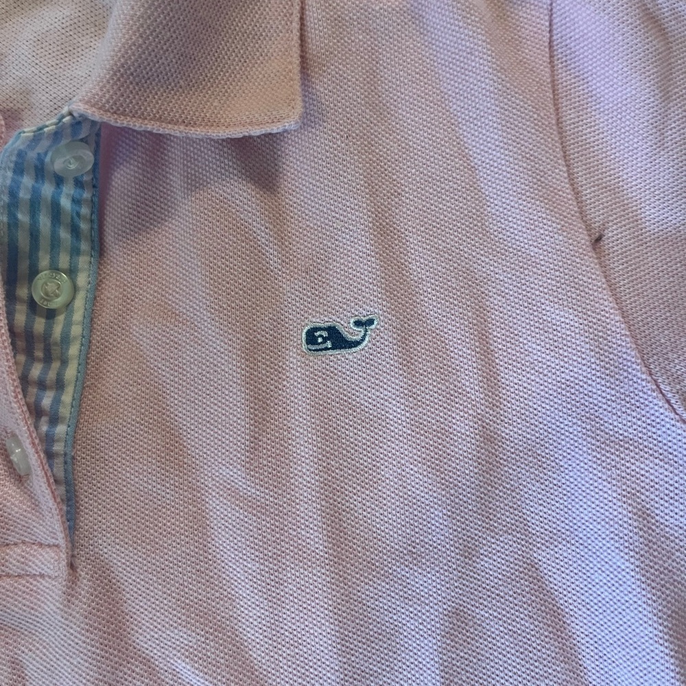 Vineyard Vines Girl's Pink  Polo Size‎ L14 - Picture 2 of 3